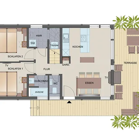 Typ A - Honolulu Dom wakacyjny Pelzerhaken